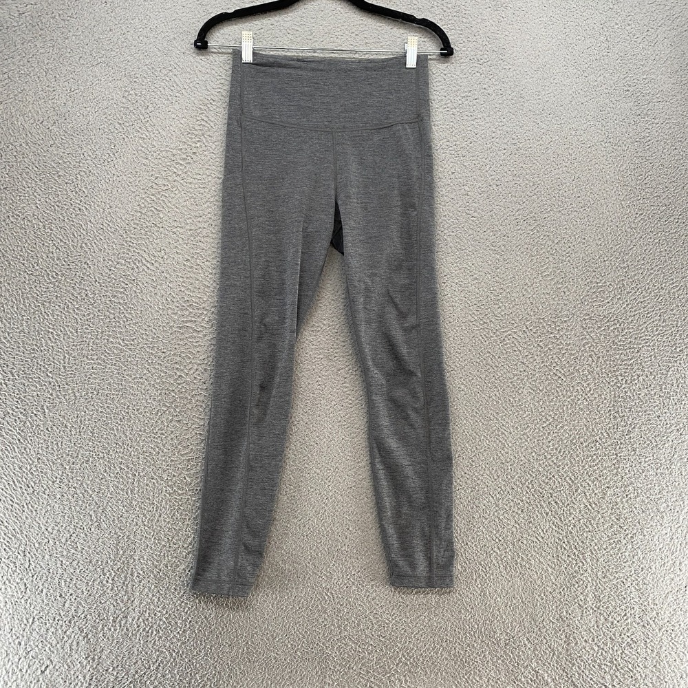 Athleta Running Leggings‎ Womens XS Ultimate 7/8 Gray Stash Pocket Gray Workout
